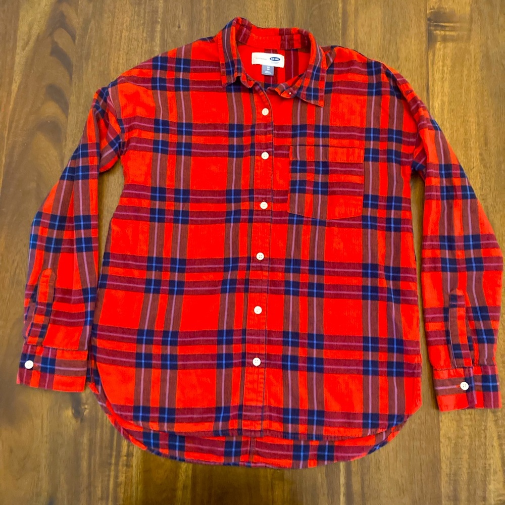 3/$12 Old Navy flannel shirt